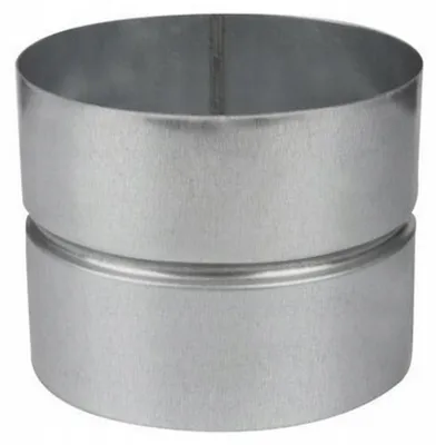 Produktbild von Nippelverbinder - für Spiralflexrohre - Lüftungssystem - Thermoflex Anschluss - Durchmesser 150 mm - Stabile Rohrverbindung