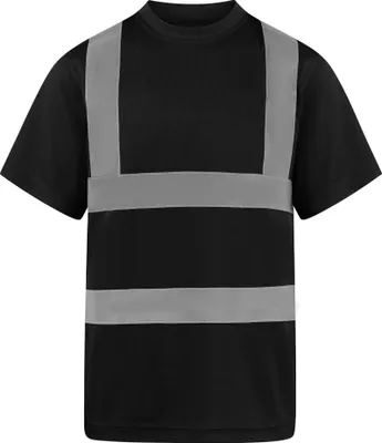 Immagine prodotto di Korntex KXS | Maglietta da lavoro Hi-Viz da uomo EN ISO 20471 - Colore: Nero - Taglia: XL
