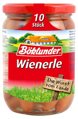 Produktbild von Böklunder Wienerle im Saitling 10 Stück Abtropfgewicht 250 g