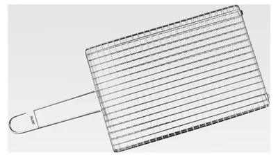 Produktbild von Doppelgrill für Kokotxas, 30 x 20 x 1 cm, 18 % Edelstahl