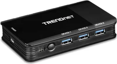 Obrázek produktu pro Trendnet TK-U404, 5000 Gbit/s, Černá, CE, FCC B, 0 - 40 °C, 0 - 90%, 117 mm