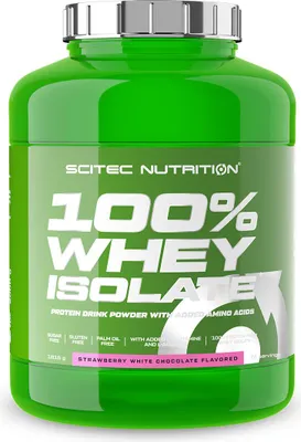 Produktbild von Scitec Nutrition Whey Isolate Protein 1816g Dose Erdbeere-Weiße-Schoko