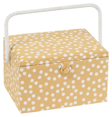 Produktbild von Große Nähbox mit Lama Design - Praktische Aufbewahrungsbox für Nähbedarf