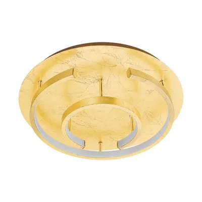 Produktbild von Eglo 98487 POZONDON LED Deckenleuchte 18W Ø380mm Goldfarben Weiss warmweiss