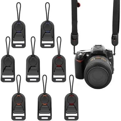 Productafbeelding van Metalen snelsluitadapter voor DSLR-camera's, set van 8 stuks