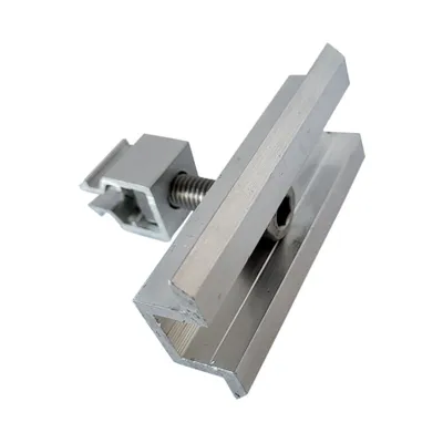 Produktbild von V8 K+ Mittelklemme mit Klick-System (silber, unbehandelt) Ausführung 30mm RH