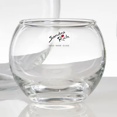 Produktbild von 24er SET Teelichthalter Vasen FISH BOWL KUGEL Glas H. 8cm D. 9,5cm Sandra Rich