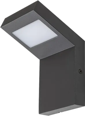 Image de Applique d'extérieur LED Lima noir mat-blanc 9 W, blanc chaud, 600 lm, plastique, dimensions : 16,5 x 10 x 10,5 cm, IP44, Rabalux