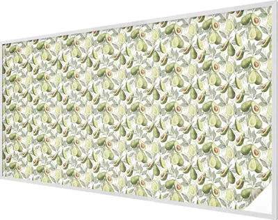 Produktbild von Buntglas Fensterfolie – 116x200 cm – Stained-Glass Design – blickdichte dekorative Sichtschutzfolie – selbstklebend, UV-Schutz – Avocadoblätter