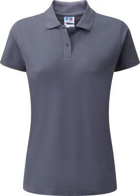 Immagine prodotto di Polo Jerzees Colours da donna in piqué, manica corta BC565 (XL) (grigio scuro)