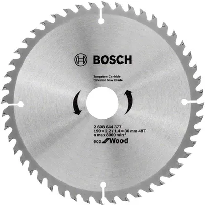 Immagine prodotto di Lama circolare Bosch Eco per legno 190x30x2,2/1,4 z48
