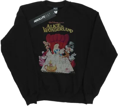 Produktbild von Disney - "Alice in Wonderland" Sweatshirt für Herren BI16375 (L) (Schwarz)