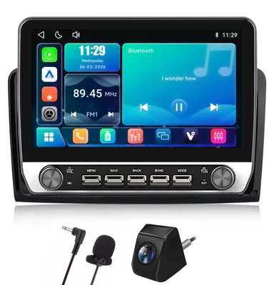 Obrázok produktu pre Rádio pre automobily Linux pre modely Mercedes Benz ML/GL triedy W164 X164 (ročníky 2005-2012), 2 DIN, dotyková obrazovka, CarPlay, Android Auto, Bluetooth 5.1, vrátane kamery a mikrofónu