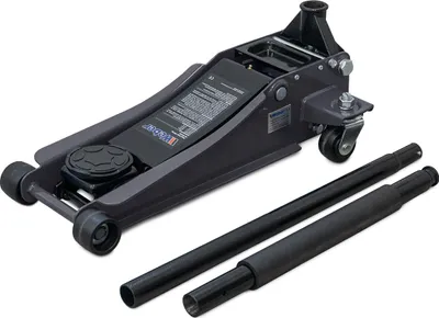Produktbild von Weber Extra flacher Wagenheber 2T mit Ablagefach Höhe 85 - 430 mm hydraulisch schwarz blau Rangierwagenheber
