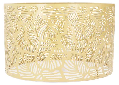 Lampenschirm Metall 25 cm Gold für E14/E27