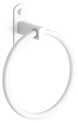 Productafbeelding van Solidchoice - Zelfklevende Handdoekring Wit Zinklegering Rond