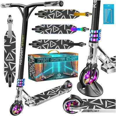 Produktbild von KESSER® Stunt Scooter GT-Limit 360° Lenkung Funscooter Stuntscooter mit Ständer ABEC 9 Kugellagern, 110 mm PolyurethanRäder , Kickscooter Tretroller Cityroller Trick Roller für Kinder Erwachsene