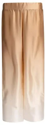 Productafbeelding van Sleep No More broek voor dames, wit en beige, van zijde - maat M