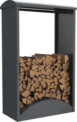 Produktbild von Westmann Castra A Metall Kaminholzregal innen & außen Anthrazit