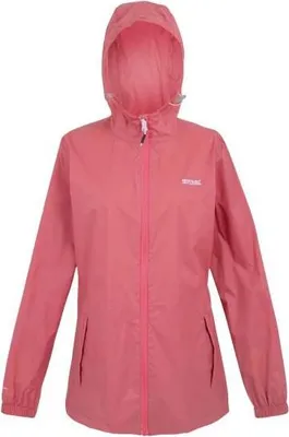 Immagine prodotto di Giacca antipioggia da donna Regatta Pk It Jkt III con cappuccio, impermeabile RG3501 (34 DE) (colore pesca)