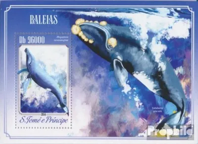 Produktbild von Briefmarken Sao Tome e Principe 2014 Mi Block 1024 (kompl. Ausgabe) postfrisch Wale