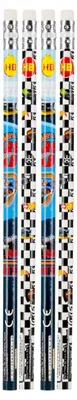 Produktbild von Starpak Bleistift mit Radiergummi rund Holz HB