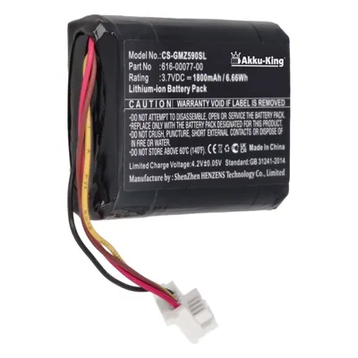 Akku fuer Garmin Zumo 590 - 1800mAh