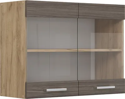 Produktbild von Küchenglasschrank Vicco R-Line Edelgrau 80 cm, Model 53619