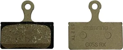 Produktbild von Shimano Scheibenbremsbeläge G05S-RX Resin Montageverpackung 25 Paar