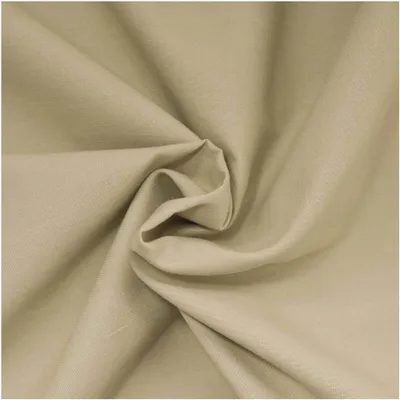 50x150cm Baumwollstoff Oeko - Tex 100 Meterware am Stück Fahnentuch Cretonne beige