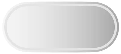 Obrázok produktu pre vidaXL LED zrkadlo do kúpeľne, priehľadné, 100 x 45 cm, tvrdené sklo