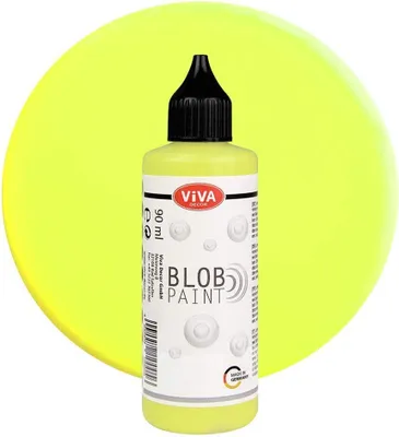 Zdjęcie produktu dla ViVA DECOR Blob Paint 90 ml neongelb