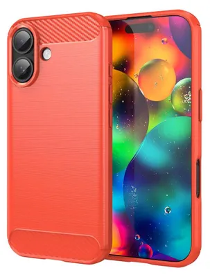 Produktbild von König Design Hülle kompatibel mit Kunststoff Soft Handyhülle - Handy Case Rot