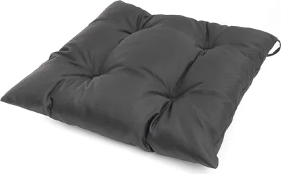 Produktbild von 1-er Set Stuhlkissen ca. 40x40x5 cm, Dicke Polyester Gesteppt Outdoorkissen Stuhlkissen Zierkissen Gartenstühle Gartenstuhlkissen Stuhlkissen Sitztkissen Grau