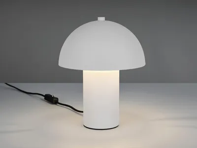 Produktbild von LED Nachttischlampe Grau Pilzlampe mit E14 LED, stufenweise dimmbar Wohnzimmer