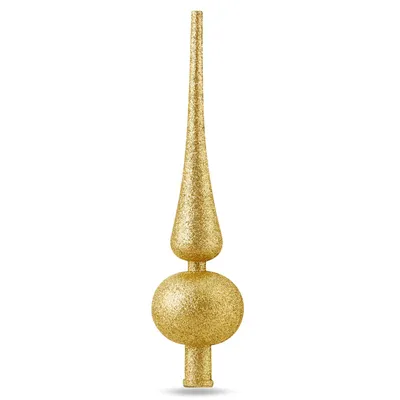 Produktbild von Baumspitze für Weihnachtsbaum Christbaumspitze Aufsatz für Tannenbaum Weihnachtsdekoration (Spitze-Gold)