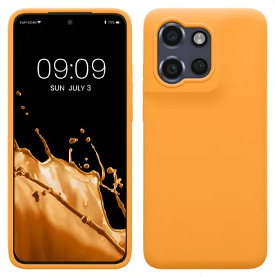 Produktbild von kwmobile Handyhülle für Motorola Edge 60 Neo / Edge 50 Neo / ThinkPhone 25 Hülle - Case Silikon - Kabelloses Laden - Schutzhülle Cover in Fruity