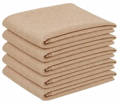 Imagen del producto de Mantel individual, rectangular, color beige, 110 x 140 cm
