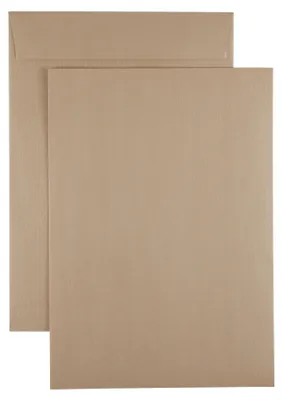 Produktbild von Kaenguruh C4 Versandtasche, mit Haftklebung Abdeckstreifen, Ormypack braun/braun 130g