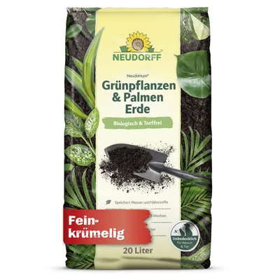 Produktbild von Neudorff NeudoHum Grünpflanzen- & PalmenErde 20 Liter torffreie Erde