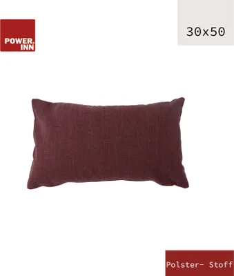 Produktbild von POWER INN Kissenbezug | 30x50cm | Aubergine | Polsterstoff | Kissenhülle | Waschbar bei 30°C
