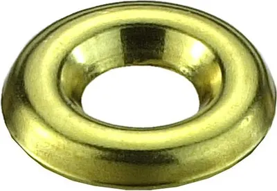 Produktbild von Connex Schraubenrosetten 13 x 5 mm - 40 Stück Messing