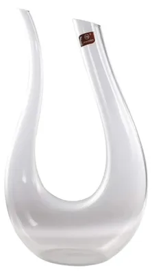 Produktbild von 1500ml Handgefertigter U-förmiger Rotwein-Dekanter aus Kristallglas, professionell, elegant