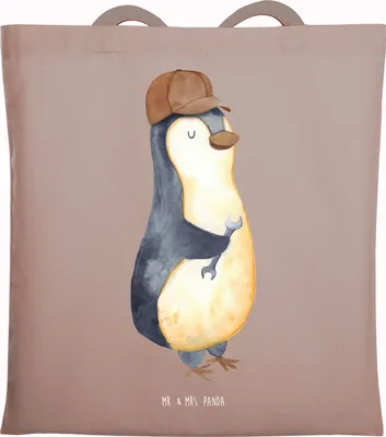 Produktbild von Mr. & Mrs. Panda Shopping Tasche Wenn Papa es nicht reparieren kann, sind wir am Arsch - Braun Pastell - Geschenk, Tote Bag, Vatertag, Schultasche, dokumententasche
