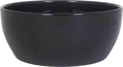 Produktbild von INNA-Glas Keramik Pflanzenschale, Ø24,5cm, 9,5cm, schwarz - Blumenschale/Übertopf Schale