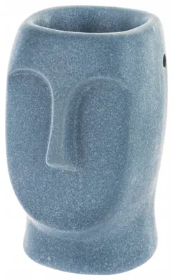 Produktbild von Artpol Keramik Duftlampe Kopf Blau Duftwärmer