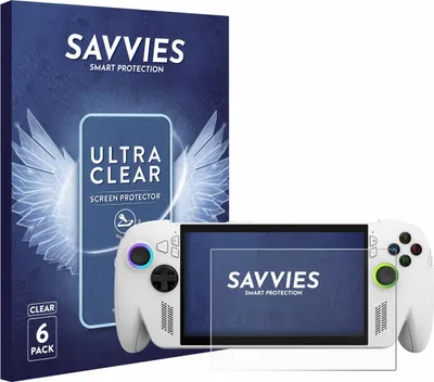 Produktbild von 6x Für ASUS ROG Xbox Ally Schutzfolie Savvies Displayschutz Display Schutz Folie Klar Transparent