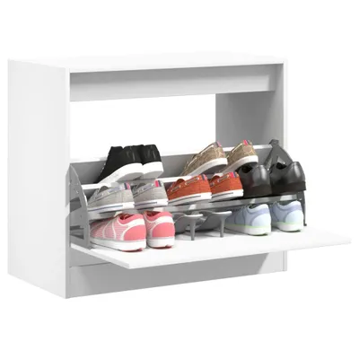 Obrázek produktu pro Botník bílý 80x42x69 cm materiál na bázi dřeva