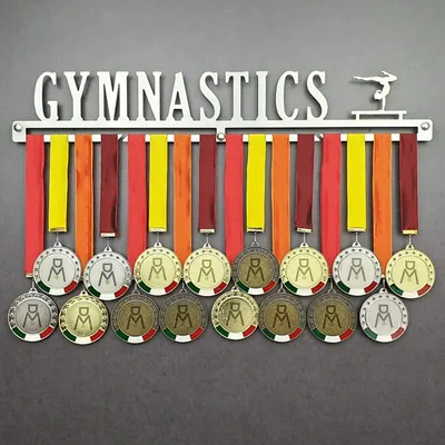 Productafbeelding van Solidchoice - Medaillehouder voor Gymnastiek Medailles, Wandmontage van RVS