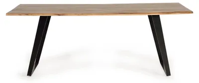 Produktbild von Milos Esstisch aus Akazienholz, 77 cm x 205 cm x 100 cm Giner y Colomer